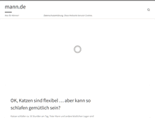 Tablet Screenshot of mann.de